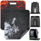 SIUDANGKA heat resistant mat under the air fryer protects countertops from heat.