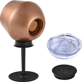 Siyaluens wine glass with detachable stem in rose gold for versatile sipping