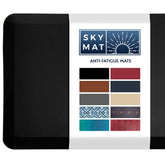 Sky Solutions anti-fatigue floor mat with 3/4-inch cushion for kitchen comfort.