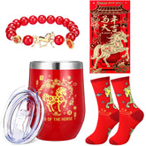 Skylety 12 oz tumbler with horse motif keeps drinks hot or cold for celebrations