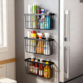 SleekStore kitchen cabinet door storage box mounted on a cabinet for spice jars