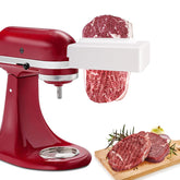 Slltto meat tenderizer attachment front view, universal compatibility for quick tenderizing.