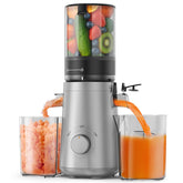 SmallHOO cold press juicer with 58-inch feed chute for whole produce.