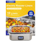 SMARTAKE electric roaster liners inside 18x34 roaster improve cleanup