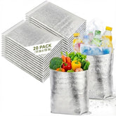 Smilco insulation bag folded flat for compact storage and reuse