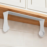 Smipam paper towel holder under cabinet white wall mount for easy access