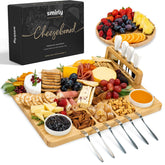 SMIRLY Charcuterie Board Set accessories for stylish serving and easy host setup.
