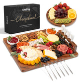 SMIRLY charcuterie board with accessories for stylish entertaining