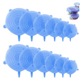 Smrtcol stretch lid 2-6in cover seals bowls to keep leftovers fresh and odors contained.