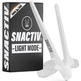 SNACTIV Pro packaging highlights premium ergonomic design for easier snacking.