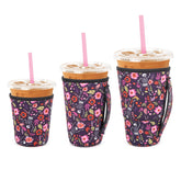 Snowso small iced coffee sleeve keeps cups secure and hands dry