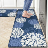 SofterCharm kitchen mat 47x17 blue; anti-fatigue comfort for busy kitchens.
