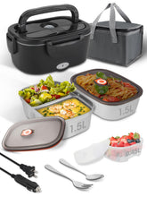 SOHIDA electric lunch box 80W heating in action for hot meals at work