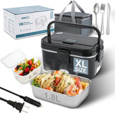 SOHIDA heated lunch box with full-capacity design for satisfying meals on the go