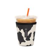 Sok It JavaSok cow-print sleeve 16-20oz keeps drinks cold and hands dry.