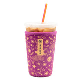 Sok It JavaSok sleeve in Purple Starry Night keeps iced coffee cold and comfortable.