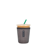 Sok It JavaSok insulated sleeve for ice coffee with anthracite finish.