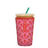 Sok It JavaSok pink Gatsby sleeve keeps iced coffee cold and hands comfortable.