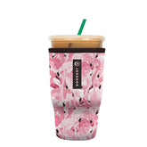 Sok It JavaSok Flamingo Dance iced coffee sleeve keeps drinks colder longer.