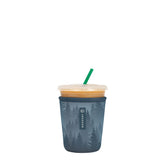Sok It JavaSok iced coffee sleeve front view keeps beverages cooler and hands comfortable