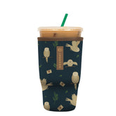 Sok It JavaSok iced coffee sleeve front view keeps drinks cold and hands comfortable.