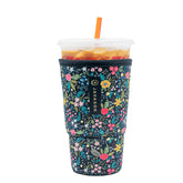 Sok It JavaSok insulated sleeve on 30-32oz cup keeps drinks cold and hands warm.