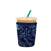 Sok It JavaSok Ocean Oasis ice coffee sleeve keeps drinks cold and hands warm.