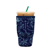 Sok It JavaSok Ocean Oasis sleeve close-up keeps drinks cold and hands dry.