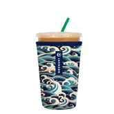 Sok It JavaSok sleeve on a 22-28oz cup keeps drinks cold.