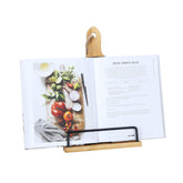 SOLIGT cookbook stand with adjustable kickstand for easy recipe reading.