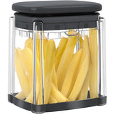 Solucky French Fries Cutter top view showing uniform fries ready to cook