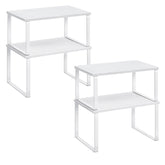 SongMICS cabinet organizer shelf with spice storage on countertop for easy access