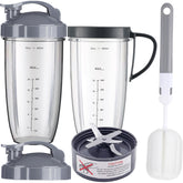 Sonkettek NutriBullet 32oz cup with ergonomic handle for comfortable one-handed blending