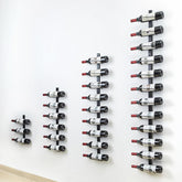 Sonyabecca wall wine rack with 12 bottles horizontal setup keeps bottles accessible