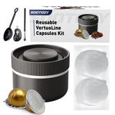 Sootozy reusable pods kit with Vertuo base for easy refilling and sealing