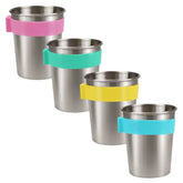 SOPHICO 8oz magnetic hanging cup on fridge for easy, independent access.