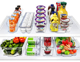 Sorbus Fridge Organizer Bins wide bin view showing space-saving design