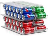 Sorbus Soda Can Organizer front view showing easy-access design for quick beverages.