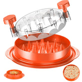 SoulLife chicken shredder 8in orange grip enables quick shredded chicken for tacos