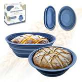 Sourdough Whisper banneton oval basket for easy dough proofing with non stick release.