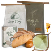 Sourdough Whisper LOAF STORY bag with double closure preserves freshness for sourdough