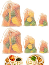 SOUS HOUSE premium mesh bags in beige, eco friendly produce storage with breathable fabric.