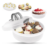 Southern Homewares pie carrier with lid keeps desserts secure during travel.