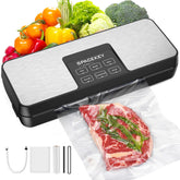 Spacekey vacuum sealer front view preserves freshness with compact design