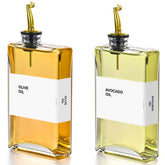 Spaceneat olive oil dispenser with pour spout for precise drizzle