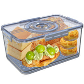 SpeaGles breadbox with lid and handle for easy transport and stacking