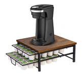 Speday 2-Tier coffee pod drawer front view shows organized counter space.
