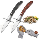 SPEENSUN oyster shucking knife with wood handle for comfortable grip and precise openings