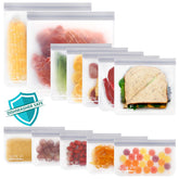 SPLF 12-pack bags overview showing eco-friendly, reusable storage solution.
