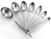 Spring Chef measuring spoons nest together for compact kitchen storage.